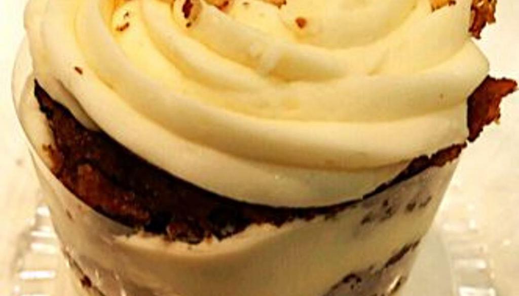 Carrot Cake  · Layers of classic carrot cake sandwiched with traditional cream cheese frosting.   (Single serve)