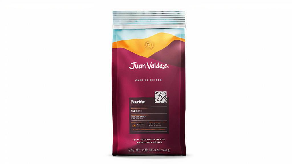 Nariño Coffee (16Oz) · Nariño is a mountainous region with deep chasms; its cold temperatures make coffee grow more slowly and, as a result, lead to an exquisite mildness. This is a mild coffee with soft citric notes and exquisite acidity.