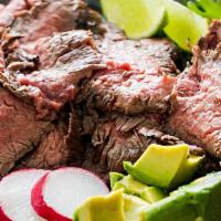 *Carne Asada · Served with rice, beans and salad. *cooked to order, consuming raw or undercooked meats, pou...