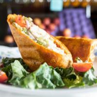 Chicken Bacon Ranch · Grilled chicken breast, Crisp applewood bacon, Romaine, tomatoes and buttermilk ranch on tom...