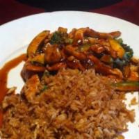 Chinese Fried Rice · Chicken, veggie, or tofu- Shrimp, beef, pork, or combo for an additional charge.