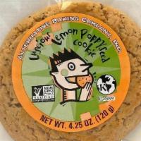 Lemon Cookie (Vegan) · Lemon and poppyseed vegan cookie.. 4.25oz