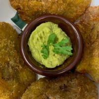Tostones (5 Uds) · Fried green plantains.