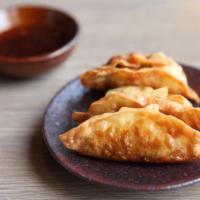 Japanese Dumplings · Japanese dumplings, with choices of vegetable or meat filling, called gyoza (or jiaozi in ch...