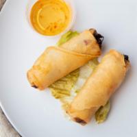 Spring Roll (2 Pc) · Marinated mixed vegetables wrapped with rice paper then fried.