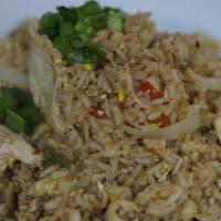 Fried Rice · Chicken, beef or mixed vegetables with eggs, sweet onions and scallions.