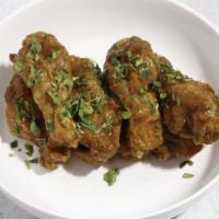 Honey Habanero Wings  · Ranch or Blue Cheese Dressing