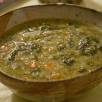 Lentil Soup · Traditional persian lentil soup with vegetable.
