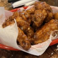 Korean Chicken Wings / 양념치킨윙 (매운맛/간장맛) 12Pcs · Korean fried chicken wings in sweet or spicy sauce.