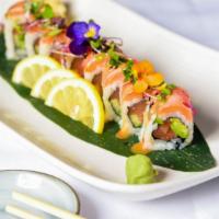 Naiyara Roll
 · Salmon belly, cucumber, avocado, truffle oil, and topped with salmon belly brulee.