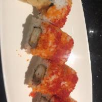 Red Dragon Roll · Spicy tuna, scallion, topped with tuna.

*Consuming raw or undercooked meats, poultry, seafo...
