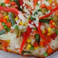 Make Your Own Pizza (Haga Su Propia Pizza) · Comes with cheese and tomato sauce (Viene con queso y salsa de tomate).