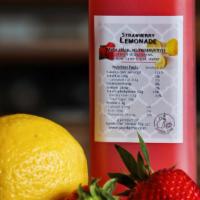 Strawberry Lemonade · Caffeine-free made with real strawberries, lemon juice, and organic pure cane sugar,