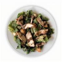 Chicken Balsamic Salad · Grilled chicken on a large portion of fresh romaine lettuce, dressed with Parmesan cheese, a...