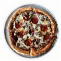 Meat Lovers Pizza · Beef, sausage, pepperoni, cheese