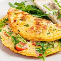 Ham & Cheese Omelette · 2 eggs choice of cheese and toast 1 side
