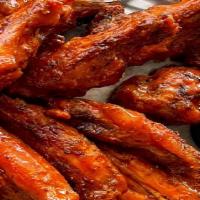 Buffalo Wings · Authentic Buffalo, New York-Style wings, large, juicy with a classic buffalo sauce.