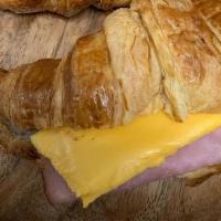 Promo Breakfast Croissant X 2 Unit · Ham & Cheese on Croissant.