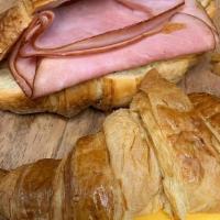 Ham And Cheese On A Croissant · Ham and cheese on a croissant (not the pre-made sandwich)