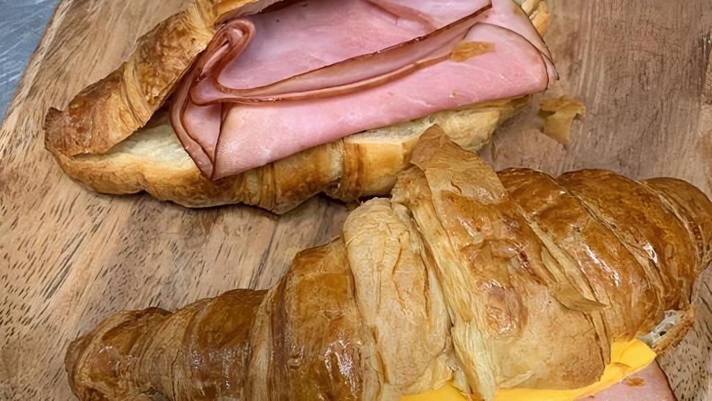 Ham And Cheese On A Croissant · Ham and cheese on a croissant (not the pre-made sandwich)