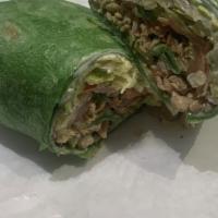 Steak Bomb Wrap · This steak bomb wrap comes fully loaded with grilled onions, green peppers, mushrooms, bacon...