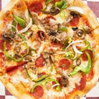 Napoli Special (Small 4 Slices) · Pepperoni, sausage, mushrooms, onions, bell peppers and cheese