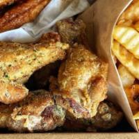 Wings/Fries Combo · Choose quantity of wings, served with side order of fries and a medium drink.