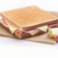 Ham And Cheese Sandwich · Sandwich cal jamon queso. A classic; freshly toasted bread with slices of ham and delicious ...