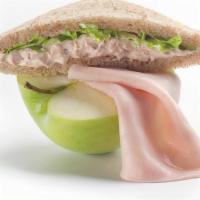 Turkey With Apple Sandwich · Sandwich pavo manzana. Our special bread sandwich and the smoothness of a mix spread made wi...