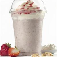 Strawberry Milkshake Ice Cream (16 Oz. ) · Batido helado fresa.