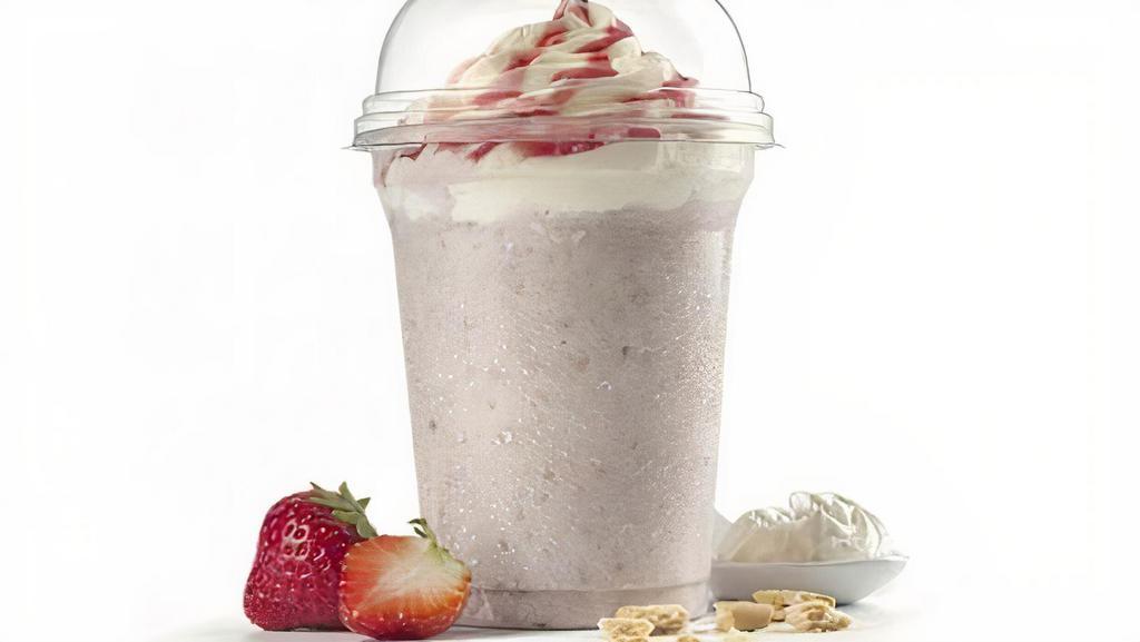Strawberry Milkshake Ice Cream (16 Oz. ) · Batido helado fresa.