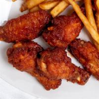 5 Piece Wing Run Wings · Award winning Traditional or Boneless Wings with your choice of Nine Flavors.