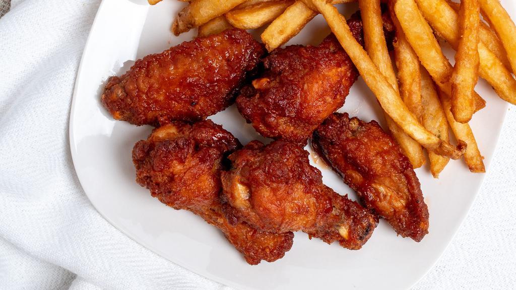 5 Piece Wings · Award winning Traditional or Boneless Wings with your choice of Nine Flavors.