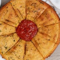 Pepperoni Calzone · Our Signature Calzone Ring® stuffed with Four Cheeses and Pepperoni. Brushed with Garlic But...