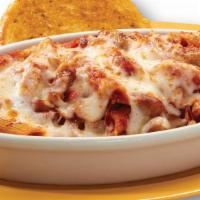 Italian Meat Bake · Penne pasta, Italian sausage and pepperoni tossed with mazzio's marinara sauce and topped wi...