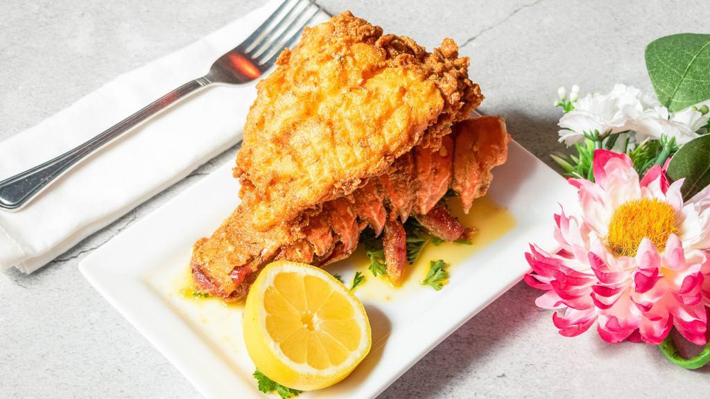 Fried Lobster Tail · One Fried 7 ounce Lobster tail.