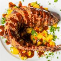 Fried Snapper · Whole Fried Snapper. Drizzled with your choice of Jerk or Sweet Chili Sauce.