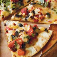Open Faced Quesadilla · Shredded melted cheese on an open faced crispy flour tortilla and served with a side of pico...