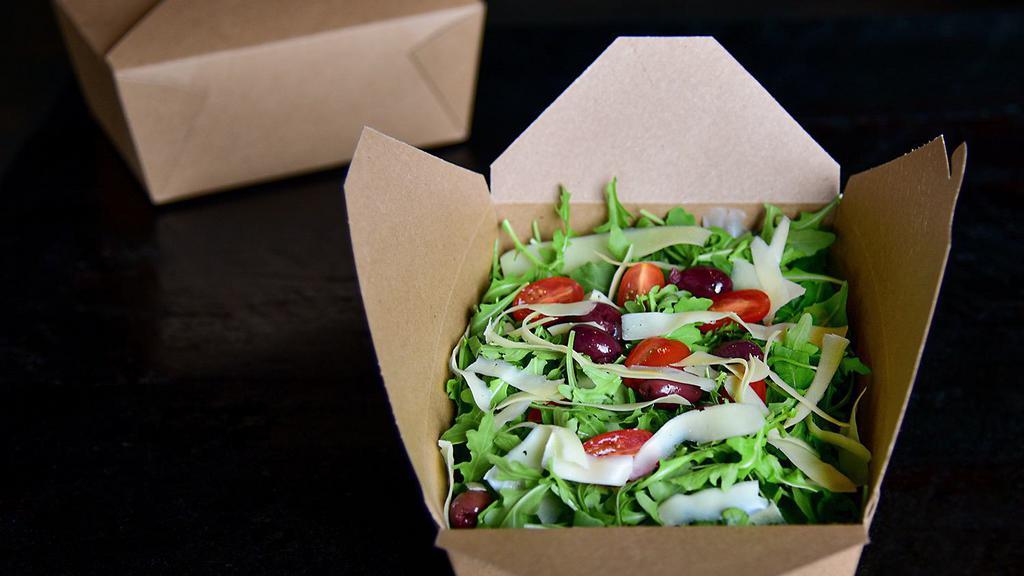 Family Style Arugula Salad* · Cooked to order. Consuming raw or undercooked meats, poultry, seafood, shellfish or eggs may increase your risk of foodborne illness, especially if you have certain medical conditions.