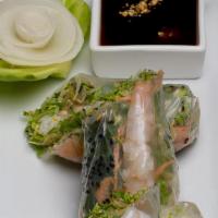 Summer Roll · *Vegan option available* Refreshingly crisp lettuce bowls filled with sizzling chicken, praw...