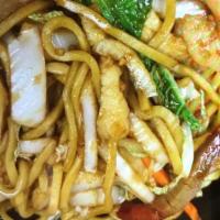House Special Lo Mein · Roast pork, chicken and shrimp.