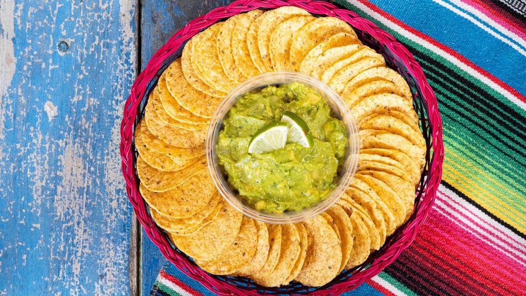 Guac & Chips · Made-to-order guacamole and corn chips