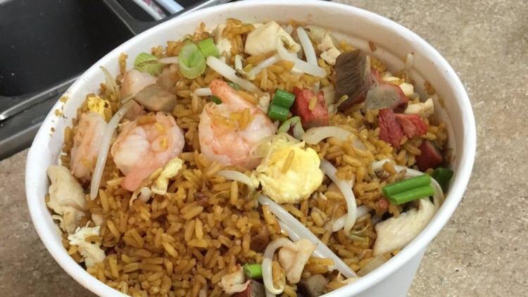 House Special Fried Rice · Chicken, shrimp and pork.