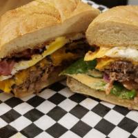 Annie J'S Fat Burger With Cheese  · 