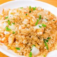Shrimp Fried Rice · fried rice with Shrimp/onion/Scallion