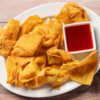 Wonton Frito (6 Pieces) · Fried wonton (6 pieces) - Wantan frito (6piezas).