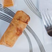 Egg Roll · Egg rolls (with pork & shrimp). Not suitable for persons with peanuts allergy.