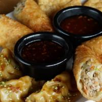 The Shareable Trio · Create your own trio by choosing any three appetizers.