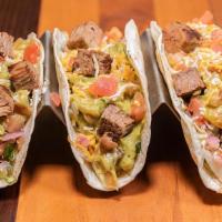 Steak Taco Platter · Includes (3) Tacos