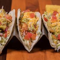 Meatless Taco Platter · Includes (3) Tacos